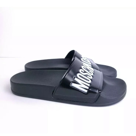 New in Box Authentic Moschino Slides - Picture 3 of 6